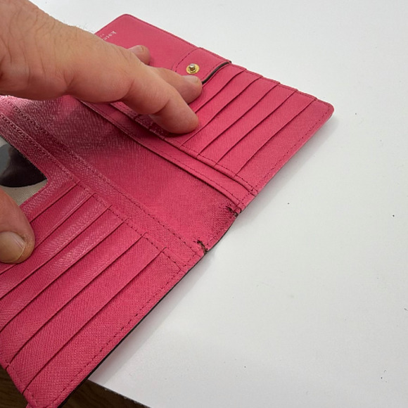 Kate Spade Continental Pink Saffiano Leather Wallet - Picture 8 of 8